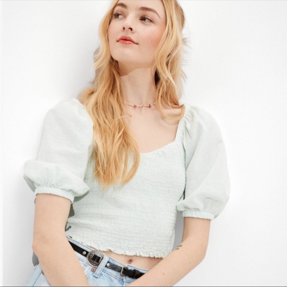 AE Mint Green Blouse